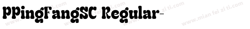 PPingFangSC Regular字体转换